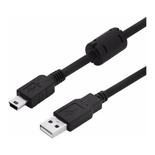 Imagen 1 de 2 de Cable Mini Usb A Usb 2.0 1,5 Metros - Ideal Ps3 Miniusb01