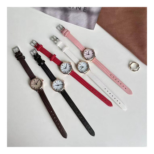 Reloj De Cuarzo Retro De Lujo For Mujer De Nicho De Moda