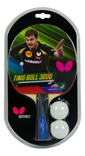 Raqueta De Ping Pong Butterfly Timo Boll 3000 Cóncavo