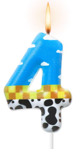 Jogo Birthday Cake Topper Candle Threlaco Toy Inspire