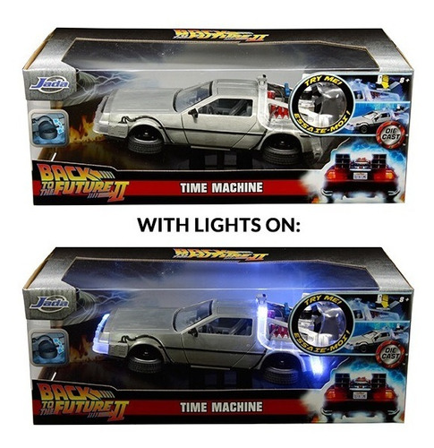 Volver Al Futuro Delorean Time Machine Luz Part Ii 1:24 Jada