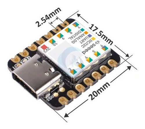 Microcontrolador Seeeduino Xiao Tipo C