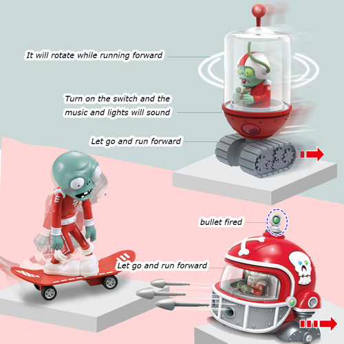 Juego De 5 Maquetas De Coche De Plants Vs Zombies 2