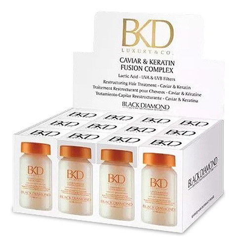 Bkd Ampollas Caviar & Keratin Fusion Complex 12u 15ml