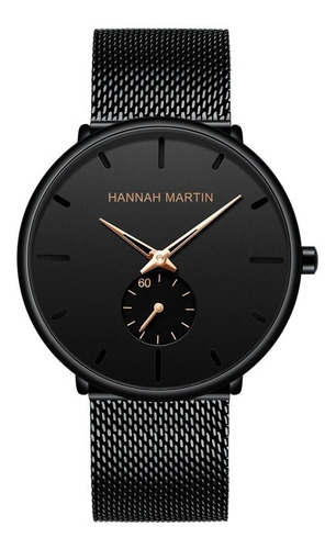 Hannah Martin Reloj De Cuarzo De Acero Inoxidable Impermeabl