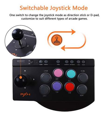 Controlador De Joystick Pxn 0082 Street Fighter Para Pc //xb