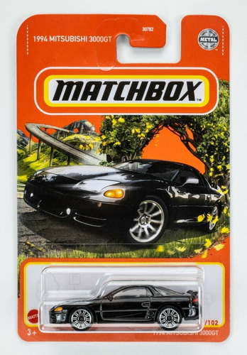 1994 Mitsubishi 3000 Gt Negro Matchbox Mbx Highway