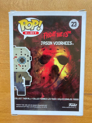Funko Pop! Jason Vorhees 8-bit! #23! Friday The 13th! (Usado)