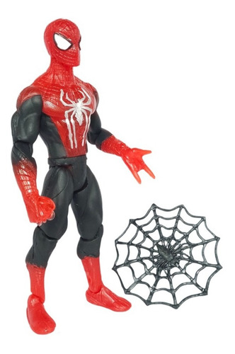 Figura De Accion Hombre Araña Con Telaraña