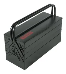 Comprar Caixa de ferramentas Rotterman RLL-09 de metal 20cm x 50cm x 25cm preta no Mercado Livre