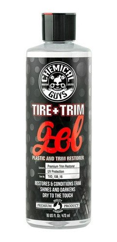 Chemical Guys Trim & Tire Gel (renovador Plasticos Y Neumat)