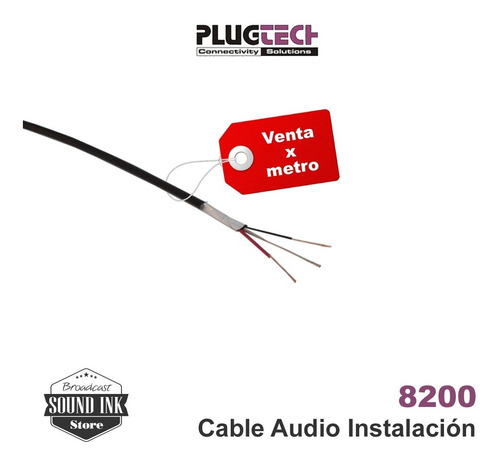 Plug-tech - Cable Audio Instalación - Profesional X Metro