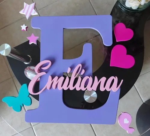 Letras Iniciales En Mdf