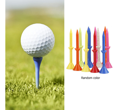 4 Paquete De 2-7 Tees De Golf De Cuña De Plástico 4 Piezas