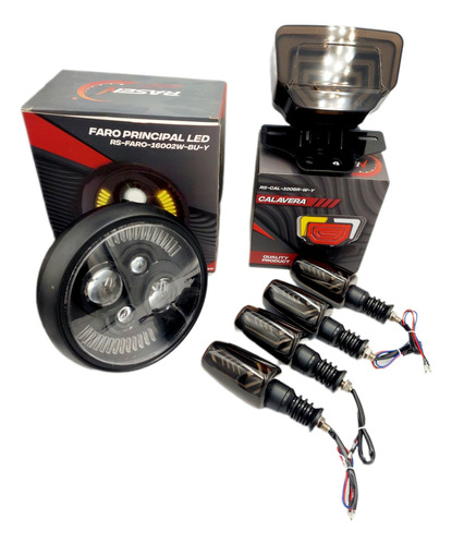 Kit Led , Faro , Stop Y Direccionales Italika Ft 150 Grafito