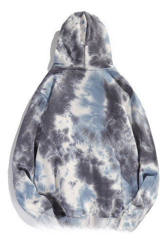 Sudadera Con Capucha De Forro Polar Para Hombre Tie-dye Grad