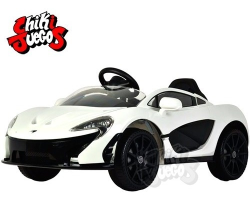 Carro A Bateria Niño Niña Mclaren Asientocuero Llantas Jebe