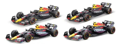 Bburago F1 2023 Red Bull Rb19 Cuatro (4) Autos 1:43 Azul