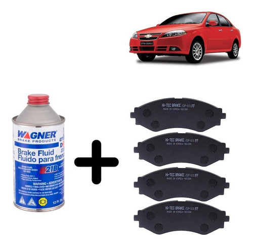 Pastillas Freno Delantera Para Chevrolet Optra 1.8 2004 2011