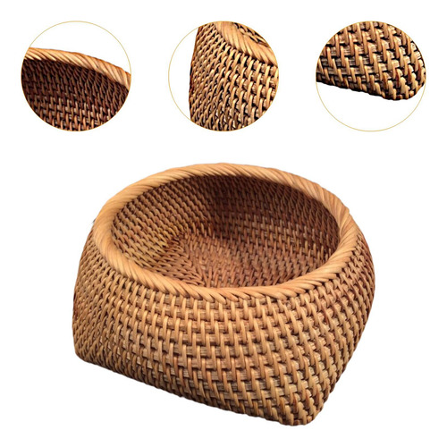 Cesta De Almacenamiento De Ratán, Cesta De Mimbre, L