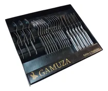 Comprar Set De Cubiertos Gamuza 24 Piezas Coliseum Acero Inoxidable