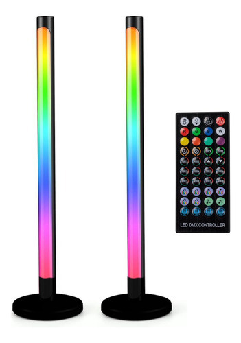 Barras Luz Led Rgb Audiorítmicas Conexión Usb Control Remoto