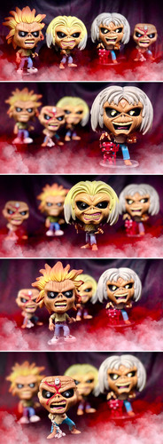 Funko Pop! Rocks Kit 4x Skeleton Eddie Iron Maiden 1st Wave
