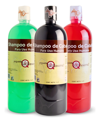 Shampoo De Caballo Negro Para Uso Humano Yeguada La Reserva