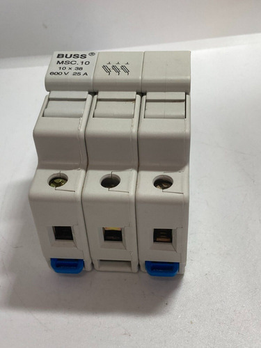 Buss B24214 Modular Fuseholder Msc. 10 3 Pole 600v 25a N Bbd