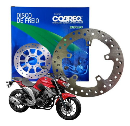 Disco Freio Traseiro Yamaha Fazer 250 0006dis Cobreq 2016