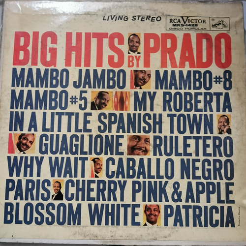 Disco Lp:perez Prado- Big Hits By Prado