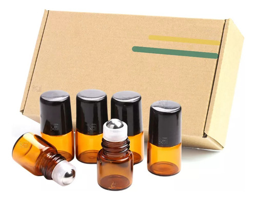 Frasco Roll On Para Esencias 2 Ml Bolita Metal X 15 Pzs