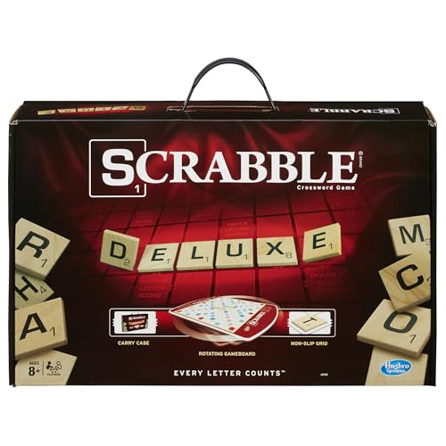 Scrabble Juego De Deluxe Edición Carta Azulejos Juego De Mes