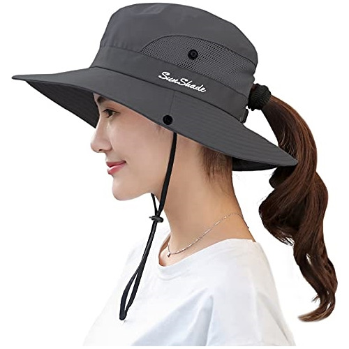 Sombrero Protección De Cola De Caballo Para Mujer Protección