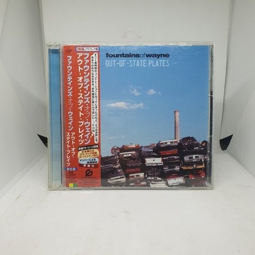 Fountains Of Wayne Out-of-state Plates Cd Japon Usado