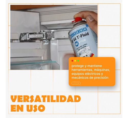 Spray Lubricante Multiproposito W44t Fluid 400 Ml Nsf Weicon
