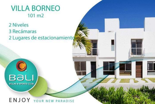 Imagen 1 de 12 de Casa Residencial Bali Playa Del Carmen, ¡oportunidad!