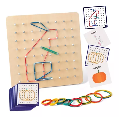 Jogo Montessori de Pinos - Brinquedos Educativos e Pedagógicos