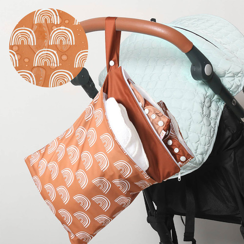 Bolsa Colgante Con Cremallera De Doble Capa Para Guardar Pañ