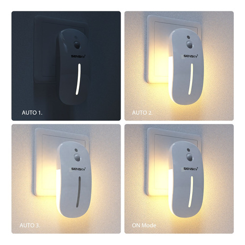 Luz Nocturna Led Sensky Con Sensor De Movimiento 110v