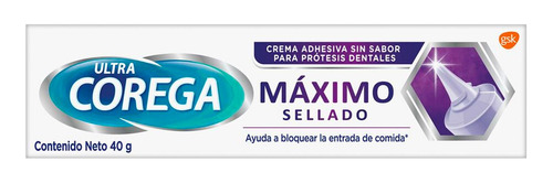 Crema Adhesiva Ultra Corega Máximo Sellado 40 Gr