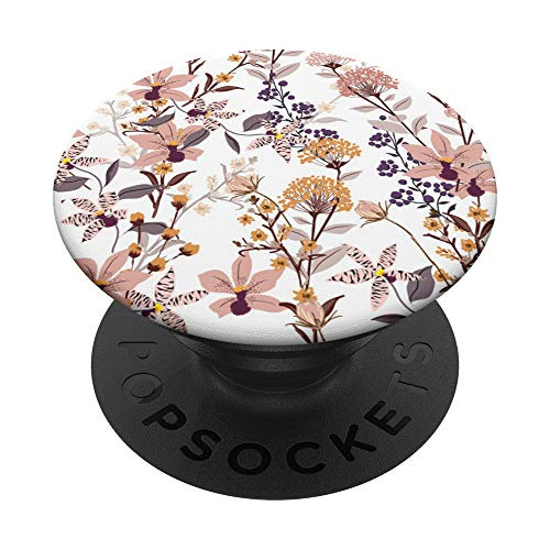 Old Rose Wildflower On White Popsockets Popgrip: Grip 2gg3f