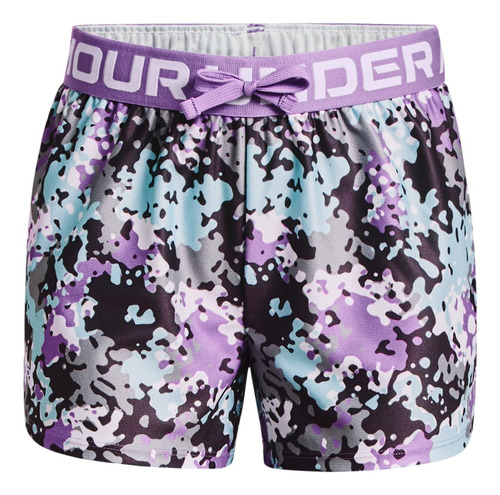 Under Armour Pantalon Corto Estampado Play Up Para Niña