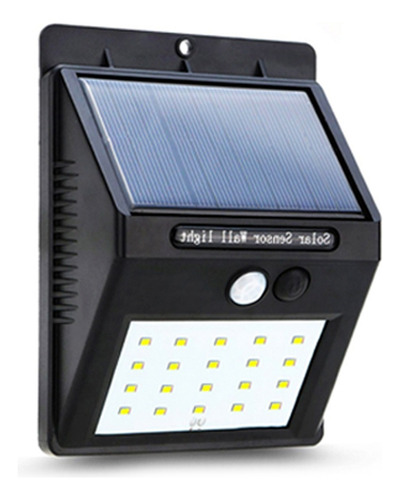 Pack 3 Foco Solar Led Con Sensor De Movimiento 5 W