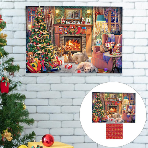 Rompecabezas Navideño, Juego De Rompecabezas Estilo C