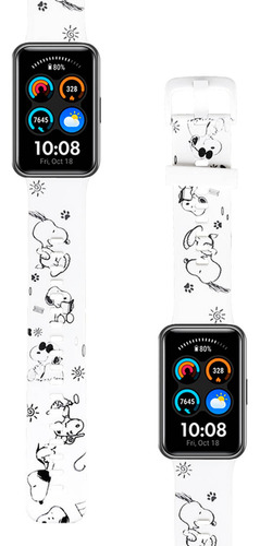 Correa Compatible Con Huawei Watch Fit Snoopy