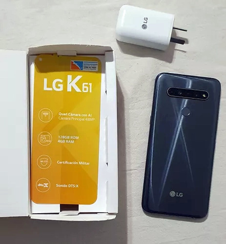Lg K61 Color Titanium Usado Gris Oscuro
