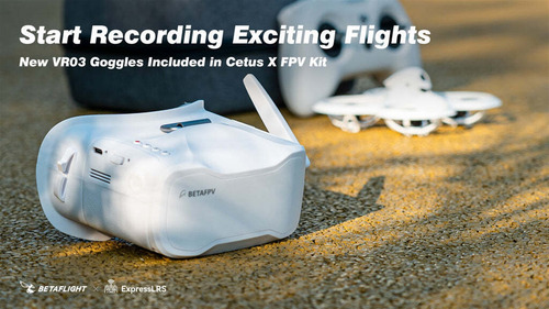 Cetus X Dron Transmisor De Radio Vr03, Lentes Fpv Cámara