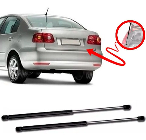 Par De Amortecedor Porta Malas Polo Sedan 2001 Até 2013