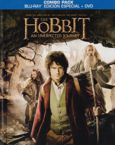 El Hobbit Un Viaje Inesperado Digibook Bluray + Dvd